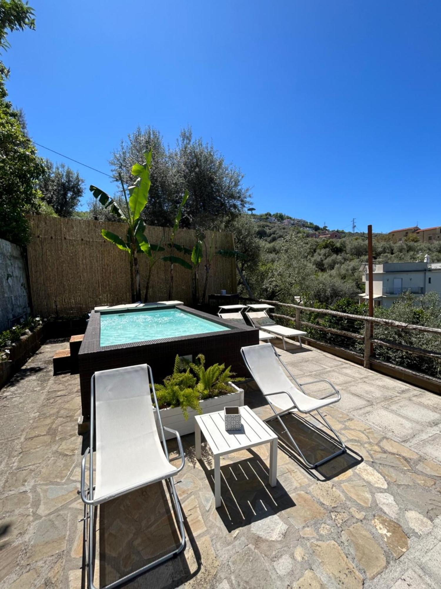 Villa Carolina Sorrento Private Heated Pool And Sea View Exterior foto